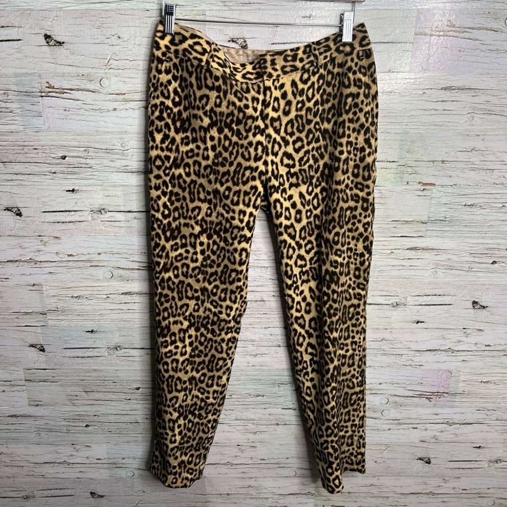 Banana Republic Leopard Print Pants  Size 4 trousers